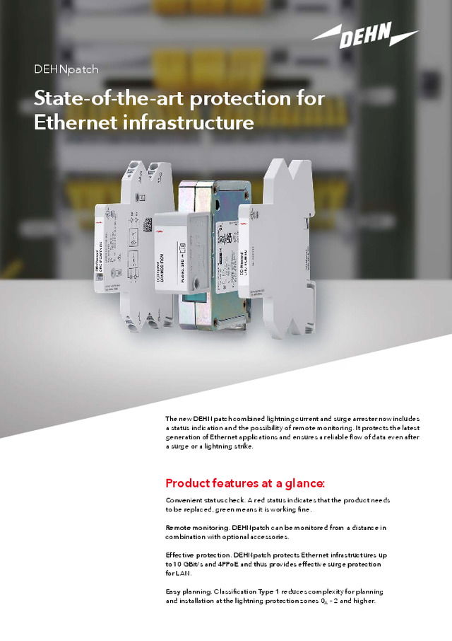 State-of-the-art protection for  Ethernet infrastructure