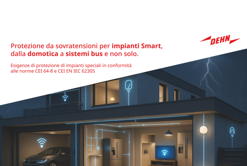 Protezione da sovratensioni per impianti Smart, dalla domotica a sistemi bus e non solo