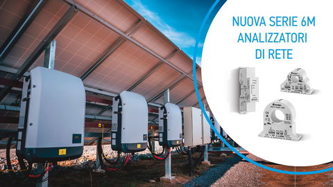 Analizzatori di rete Finder Serie 6M, nuovi accessori per il quadro elettrico