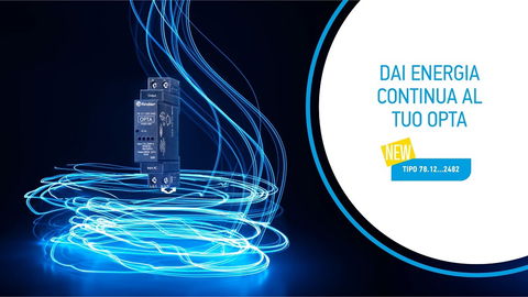 Finder presenta l’alimentatore switching dedicato a OPTA