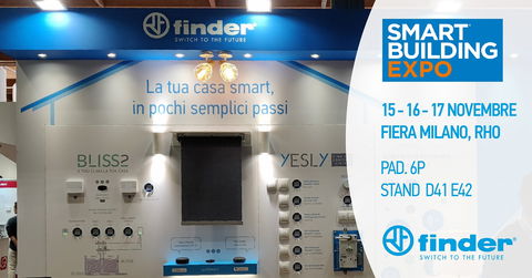 Finder alla nuova edizione di Smart Building Expo