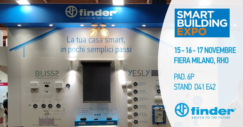 Finder alla nuova edizione di Smart Building Expo