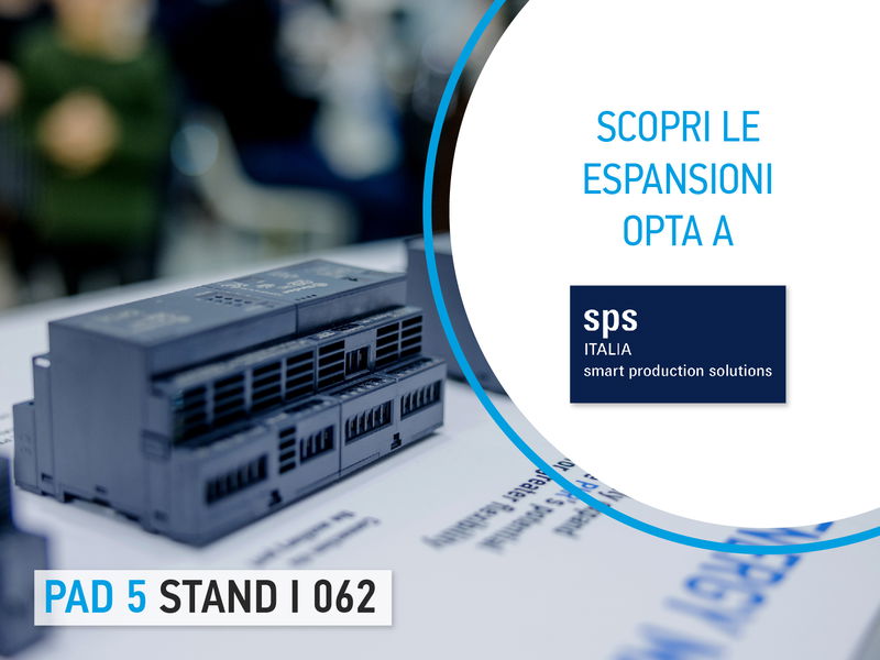 Automazione all'ennesima potenza: scopri le espansioni Finder OPTA a SPS 2024