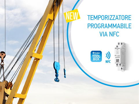 Finder presenta il nuovo temporizzatore Tipo 80.01 con tecnologia NFC