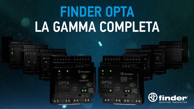 Finder a SPS Italia 2025 con la gamma OPTA