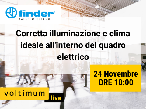 Corretta illuminazione e clima ideale all'interno del quadro elettrico