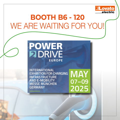 Mobilità elettrica: LOVATO Electric presenta le ultime novità alla fiera Power2Drive di Monaco