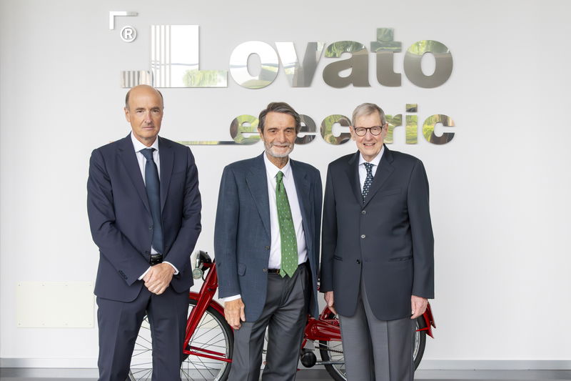 Visita ufficiale del presidente della regione lombardia attilio fontana all’azienda LOVATO Electric di Gorle BG
