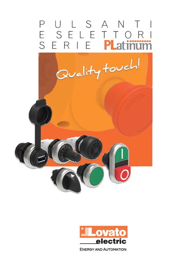 Pulsanti e Selettori serie Platinum