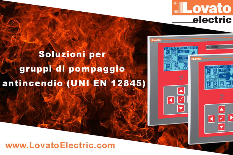 Soluzioni per gruppi di pompaggio antincendio (UNI EN 12845)