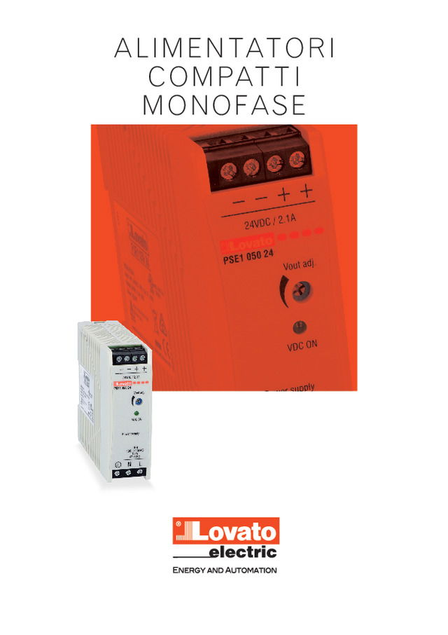 ALIMENTATORI COMPATTI MONOFASE