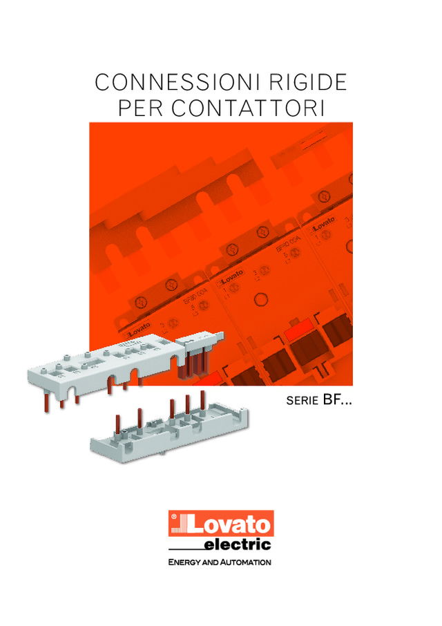 Connessioni rigide per contattori