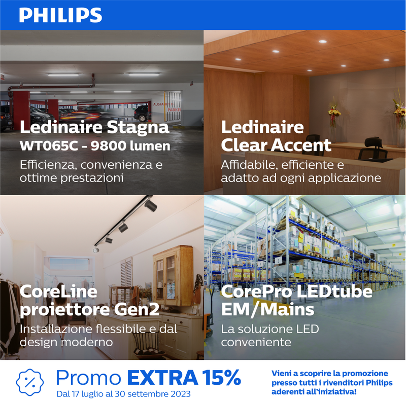Scopri la promo Philips attiva fino al 30 settembre!