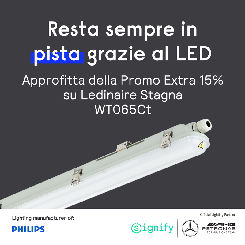Approfitta della Promo Extra 15% sulla Stagna Philips Ledinaire WT065C