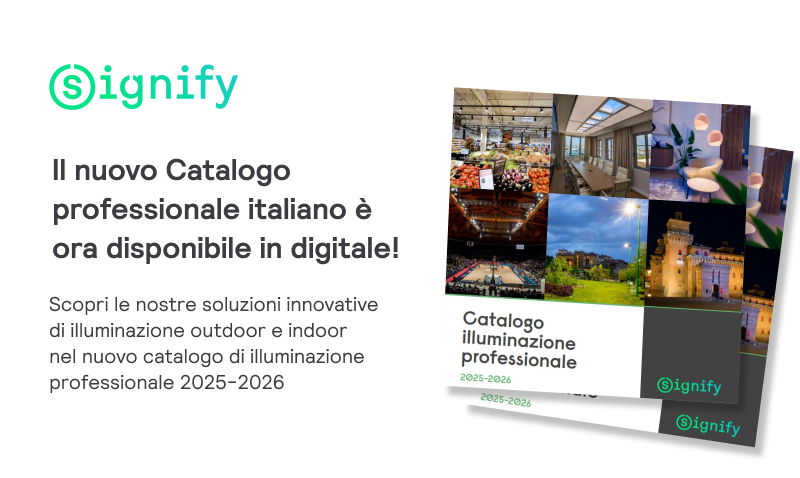 Il nuovo Catalogo professionale di Signify