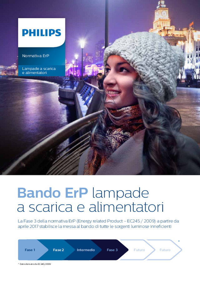 Bando ErP lampade a scarica e alimentatori