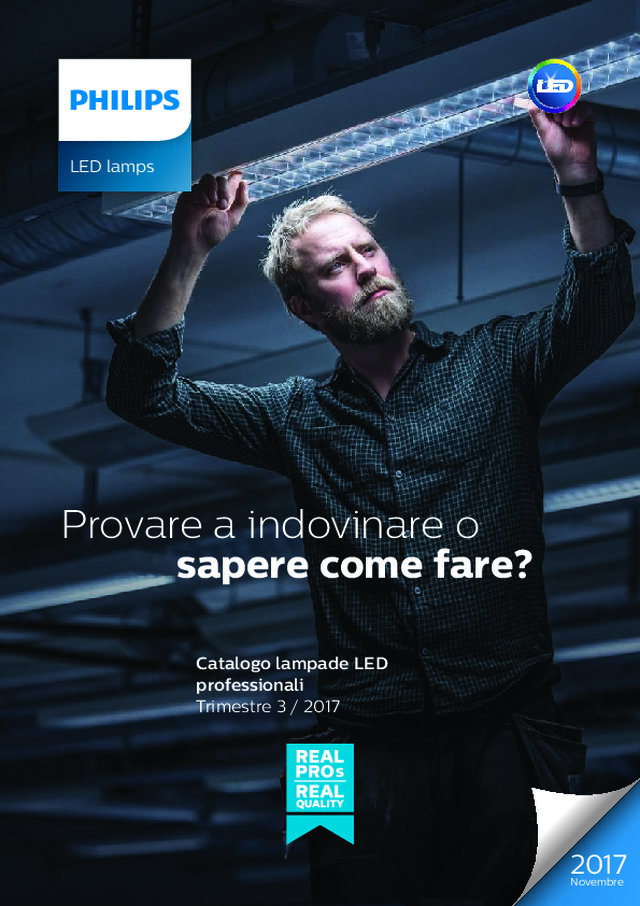 Catalogo lampade LED professionali - Ottobre 2017