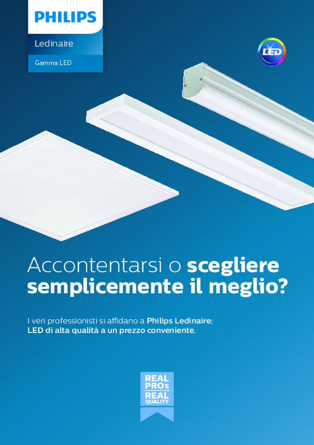 Gamma LED Ledinaire - aggiornamento Giugno 2018