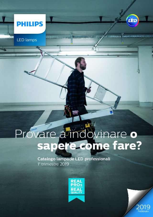 PHILIPS: Catalogo lampade LED professionali 1° trimestre 2019