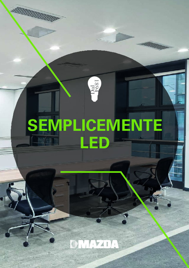 Nuova brochure aggiornata prodotti LED MAZDA