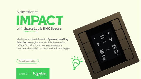 Schneider Electric presenta la nuova gamma SpaceLogic KNX Secure: automazione intelligente e sicura per gli edifici moderni