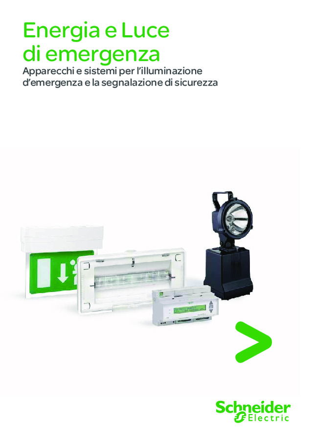 Energia e Luce di emergenza