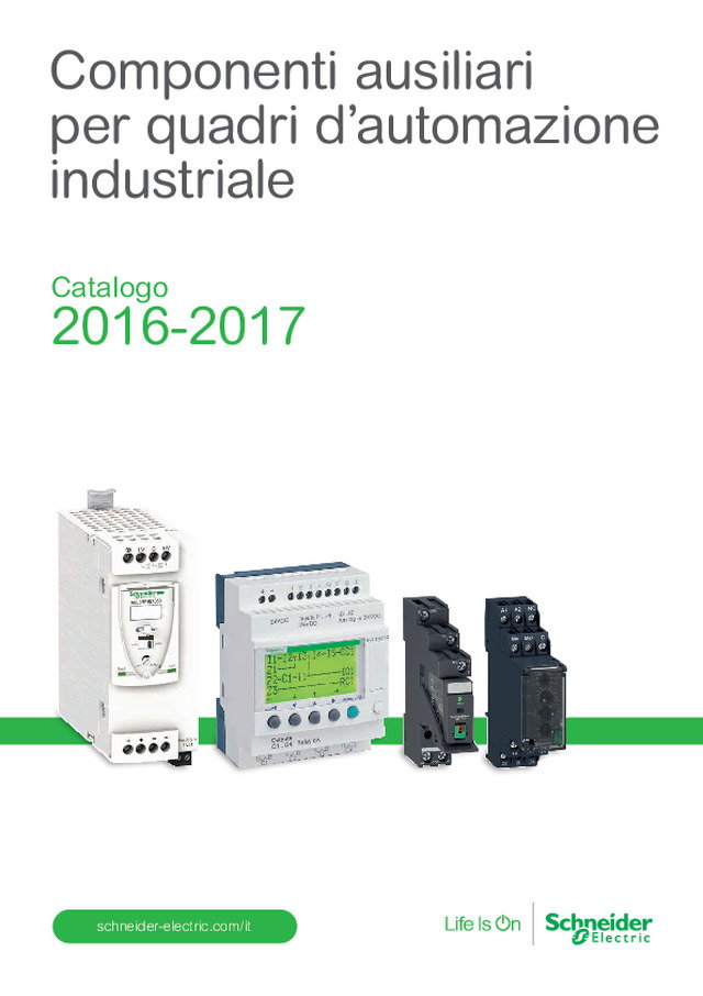 Componenti ausiliari per quadri d’automazione industriale