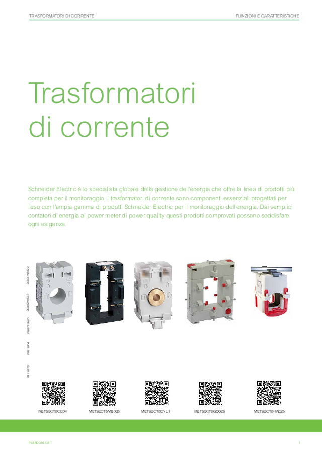 PowerLogic Estratto catalogo TA