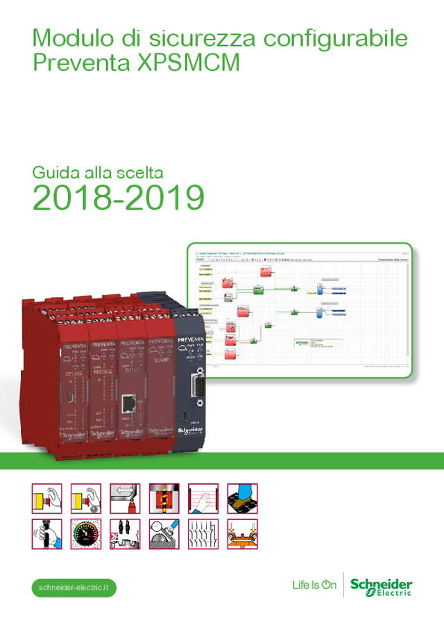 Modulo di sicurezza configurabile Preventa XPSMCM
