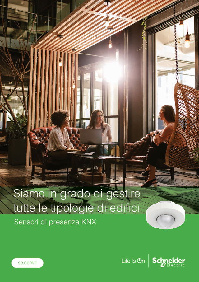 Depliant Sensori di presenza KNX