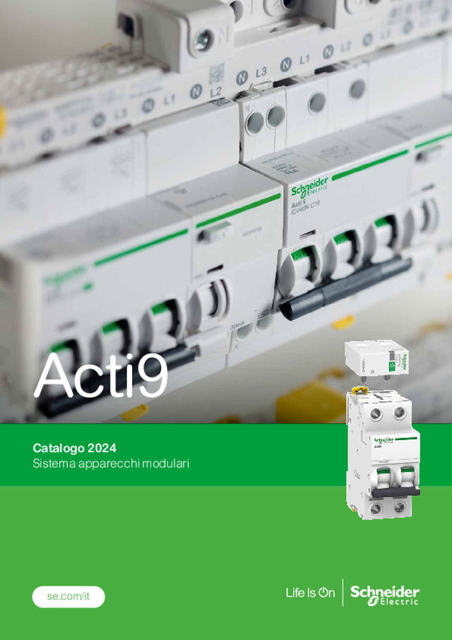 Acti9 - Catalogo 2024 Sistema apparecchi modulari
