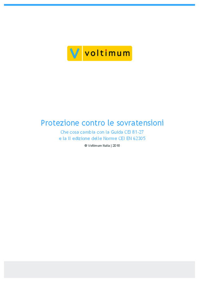 Protezione contro le sovratensioni
