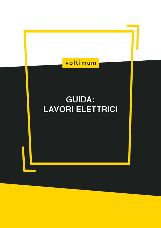 Lavori elettrici: persone avvertite, esperte e idonee con modulistica da scaricare e compilare