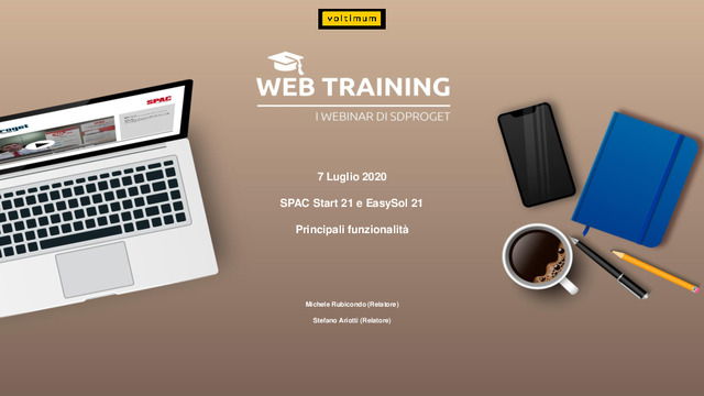 Presentazione del webinar "SPAC START 21 e SPAC "EasySol 21": la progettazione di impianti elettrici e fotovoltaici a “regola d’arte”"