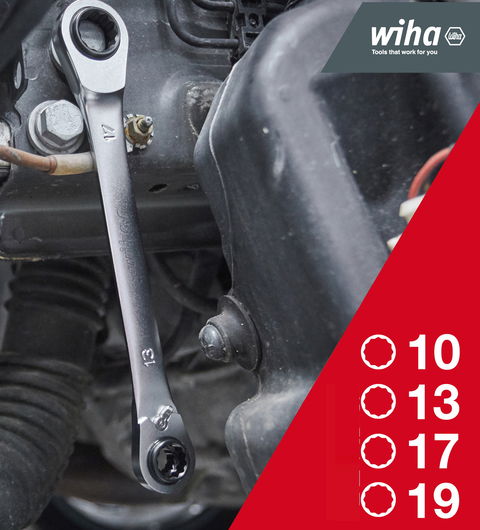 La nuova chiave a cricco a doppio anello 4 in 1 di Wiha