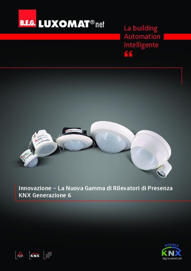 Innovazione – La Nuova Gamma di Rilevatori di Presenza KNX Generazione 6