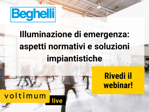 Illuminazione di emergenza: aspetti normativi e soluzioni impiantistiche