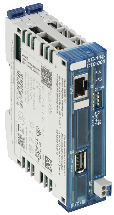 PLC XC104: potente e di facile utilizzo, offre massime funzioni  in un minimo ingombro