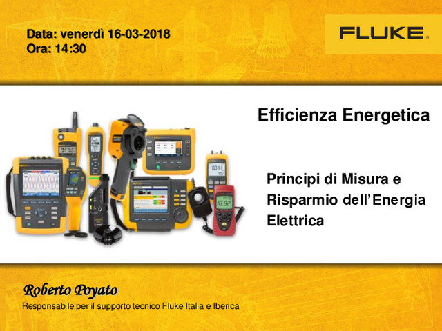 Efficienza Energetica: Principi di Misura e Risparmio dell’Energia Elettrica