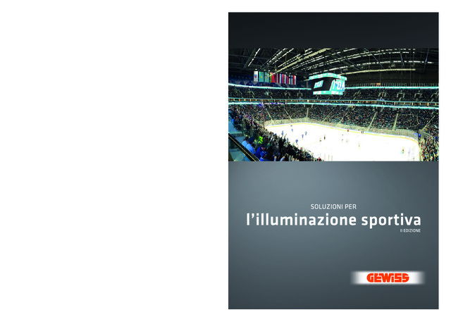 Soluzioni per l'illuminazione sportiva