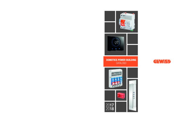 GEWISS: Catalogo Domotics, Power e Building