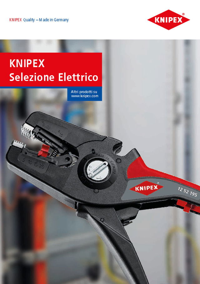 Catalogo KNIPEX - Selezione Elettrico