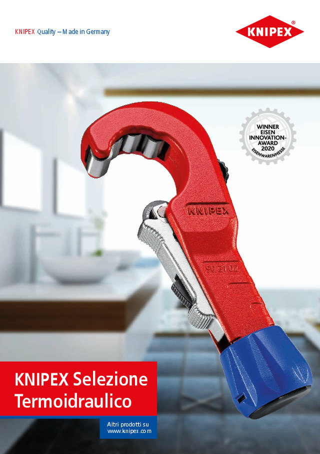 Catalogo KNIPEX - Selezione Termoidraulico