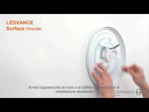 Apparecchi a plafone LEDVANCE Surface Circular - Video per l'installazione