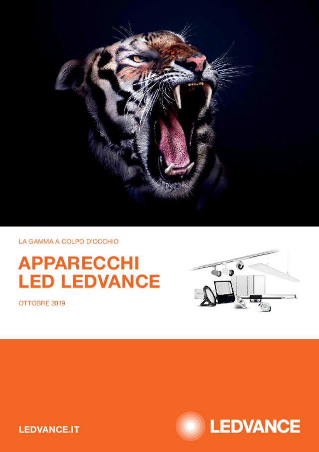 La gamma a colpo d’occhio: Apparecchi Led LEDVANCE Ottobre 2019