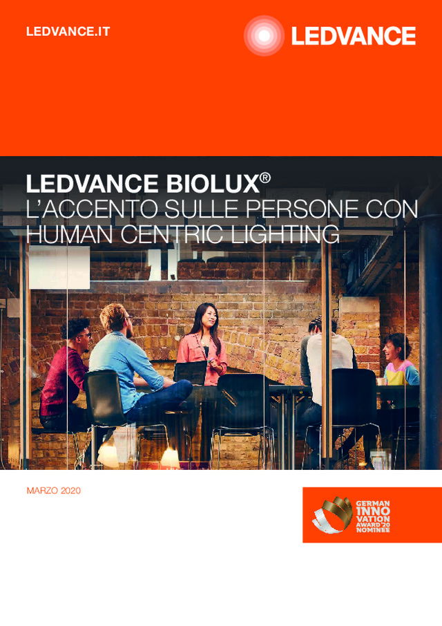 BIOLUX: l’innovativo sistema LEDVANCE dedicato allo Human Centric Lighting