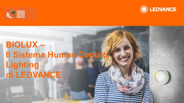 Presentazione del webinar "Human Centric Lighting: le persone al centro dei progetti di illuminazione"