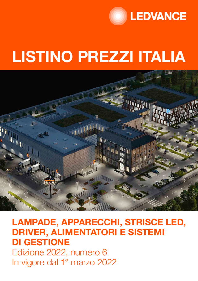 Listino prezzi LEDVANCE - Edizione 2022
