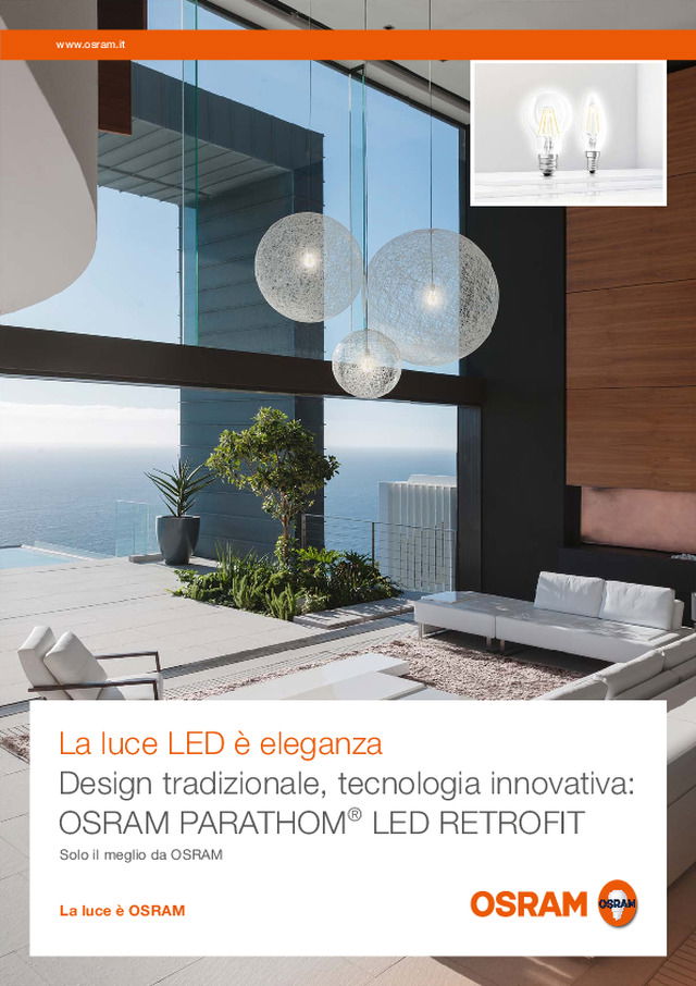 La luce LED è eleganza