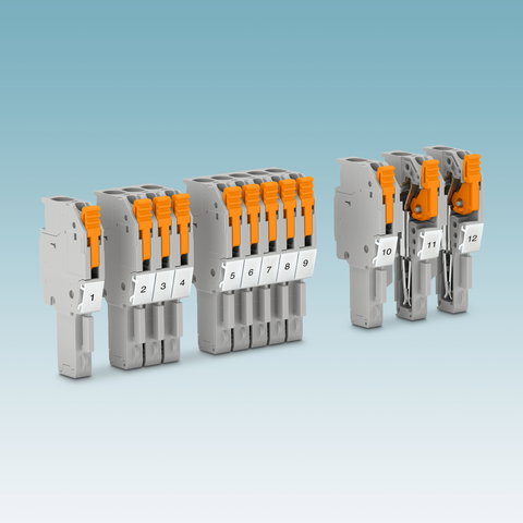 Morsetti innestabili con sistema